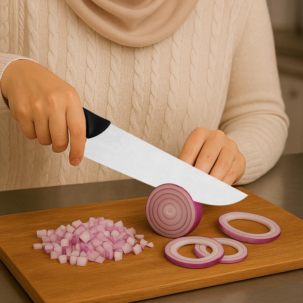 Professional Butcher Knife – 10-Inch Stainless Steel Blade – Heavy-Duty Meat Cutting Knife