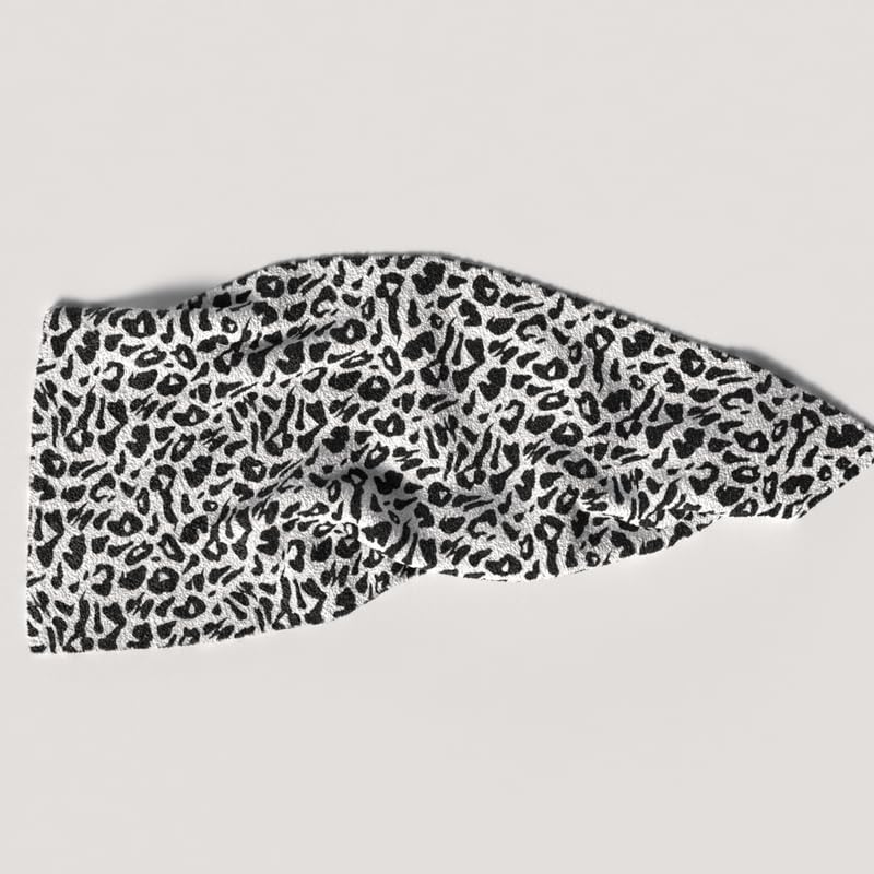 Wild Beach Towel, a Soft and Absorbent Towel for Adults and Kids, 70x140 cm, Black & White, a Quick-Drying and Sand-Resistant Towel for the Beach, Pool, Travel, or Yoga