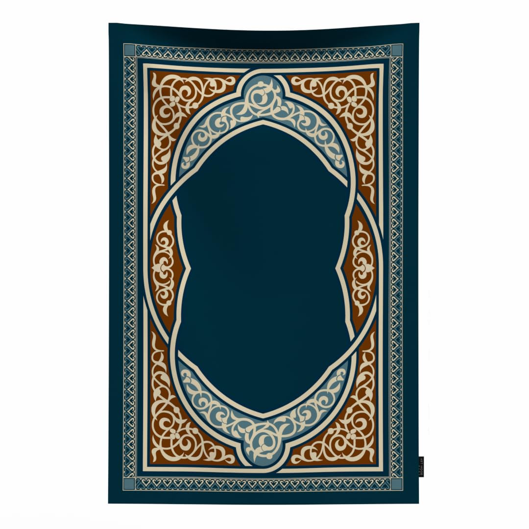 Prayer Mat - Waterproof Pocket Size Travel Mat for Salah, Lightweight Foldable Muslim Prayer Rug with Carrying Bag