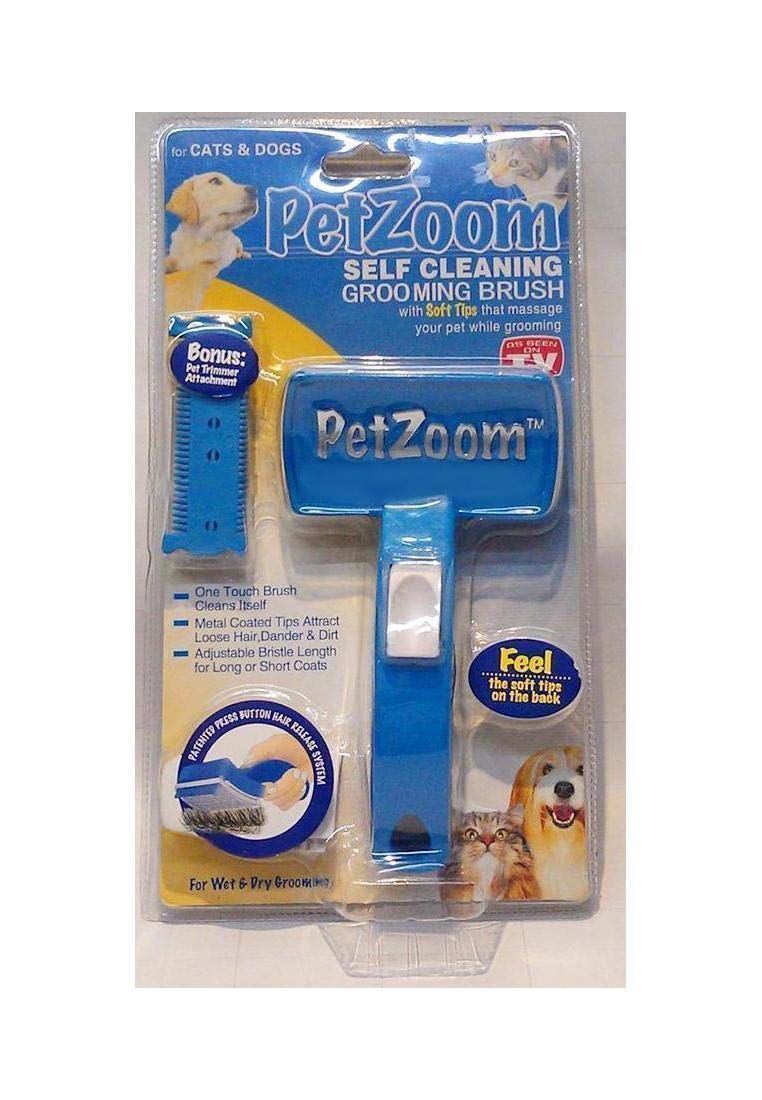 PetZoom Cats and Dogs Grooming Supply Pet Brushes and Combs in Blue