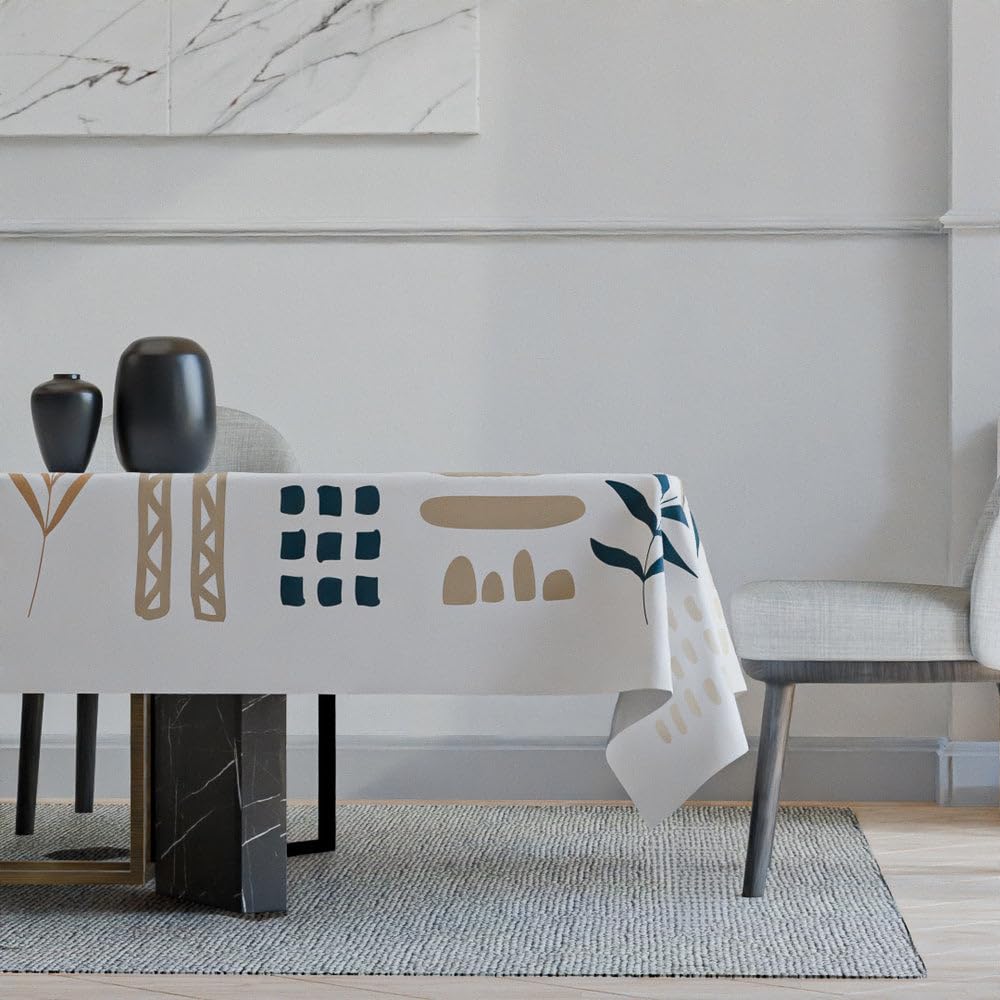 Velvet Tablecloth – Elegant and Durable Polyester Table Cover, Stain-Resistant, Machine Washable, Perfect for Dining, Kitchen & Events
