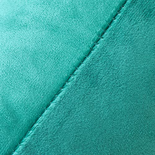 Soft Thick Velvet Throw Pillow Covers Decorative Square Cushion Cover For Couch Sofa Bedroom Living Room - set of 2 Pieces