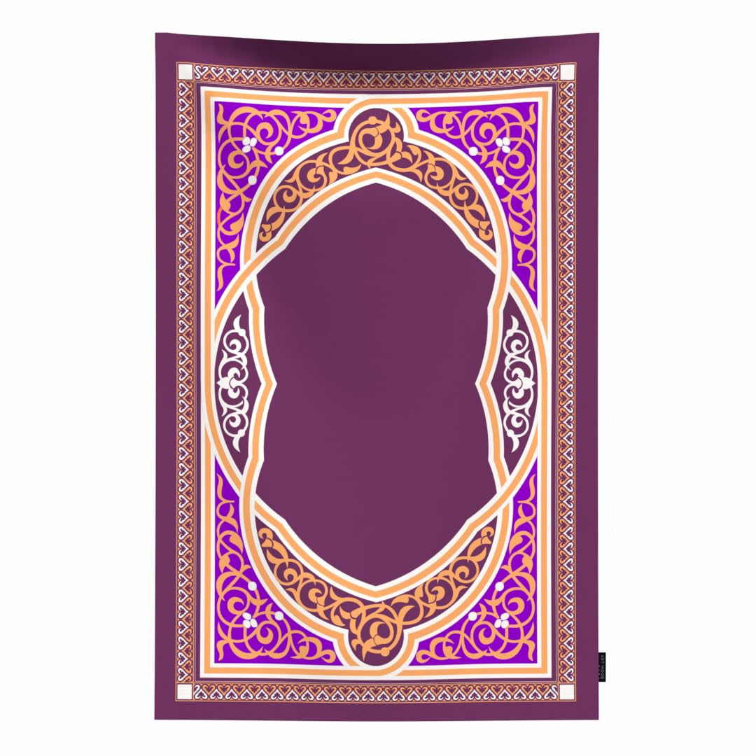 Prayer Mat - Waterproof Pocket Size Travel Mat for Salah, Lightweight Foldable Muslim Prayer Rug with Carrying Bag