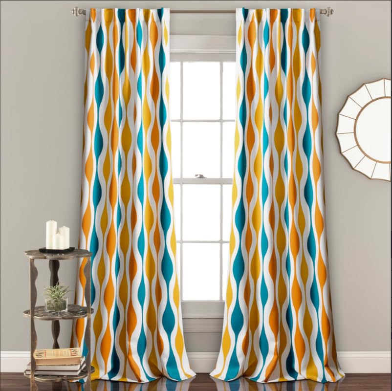 Light Filtering Window Curtain with Back Tab Design, Linen Velvet Fabric - 1 Piece