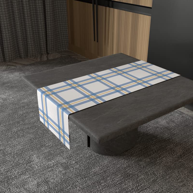 Ray Velvet Table Runner, a Plush Multicolor 35x140 cm Decorative Centerpiece with a Dynamic, Sunbeam-Inspired Abstract Design, combines Luxurious Texture with a Bold, Artistic Look