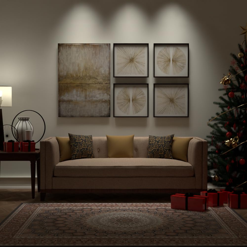 Christmas Cushion 40x40 CM, Washable Soft Holiday Pillow for Sofa, Bedroom, Living Room, or Office, Festive Decorative Accent