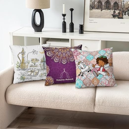 Throw Pillow Covers - Velvet Cushion Covers - Set of 3 -40 x 40 cm - Cover Only