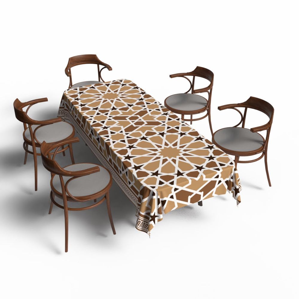 Tablecloth Waterproof Polyester Fabric, Easy Care ,Soft Touch