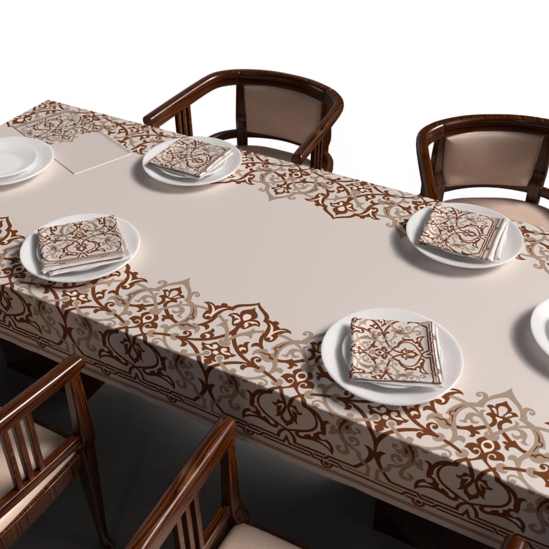 Ramadan's Unique Tablecloth & Napkins Set Satin