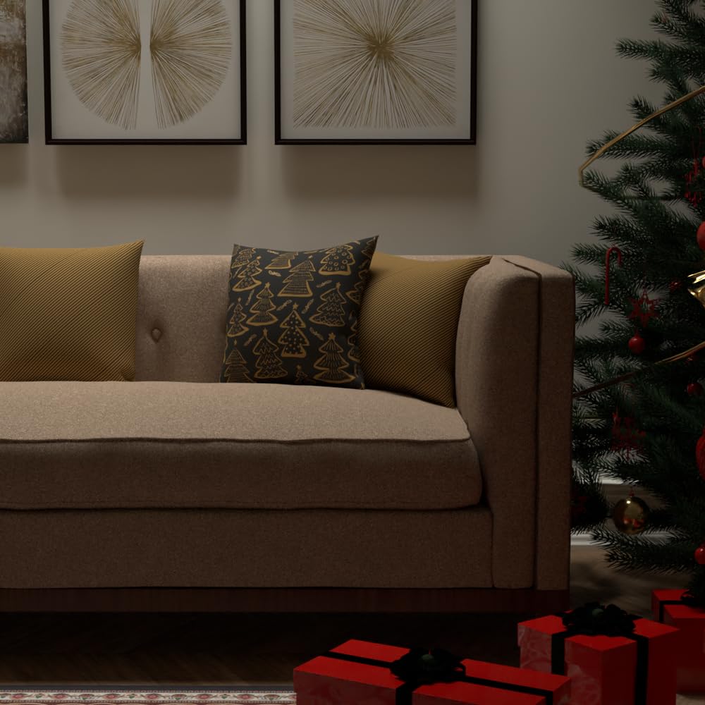 Christmas Cushion 40x40 CM, Washable Soft Holiday Pillow for Sofa, Bedroom, Living Room, or Office, Festive Decorative Accent