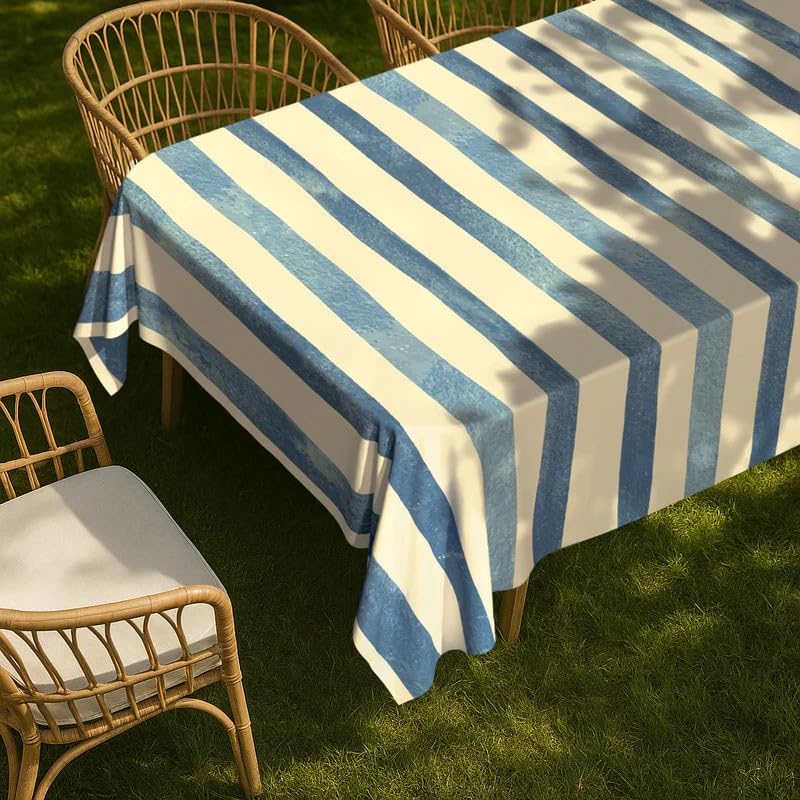 Tablecloth, Dust-Proof Soft Touch Cover, Machine Washable, Elegant Drape for Dining Kitchen Parties Hotel Use, Spill Resistant