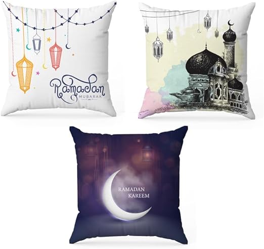 Throw Pillow Covers - Velvet Cushion Covers - Set of 3 -40 x 40 cm - Cover Only