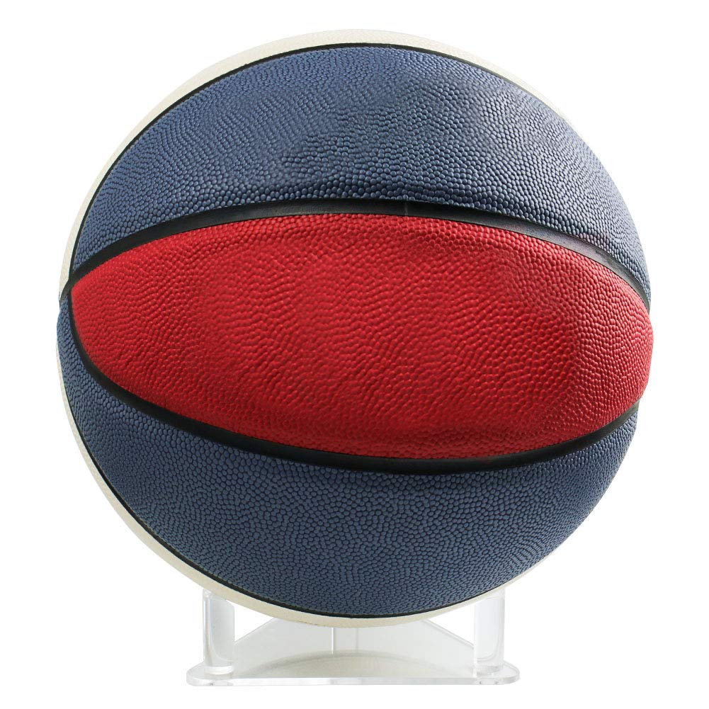 2 Pack Acrylic Ball Stand Holder, Clear Display Rack for Autographed Sports Balls, Storage for Basketball, Football, Soccer, and Volleyball, Modern Memorabilia Mount
