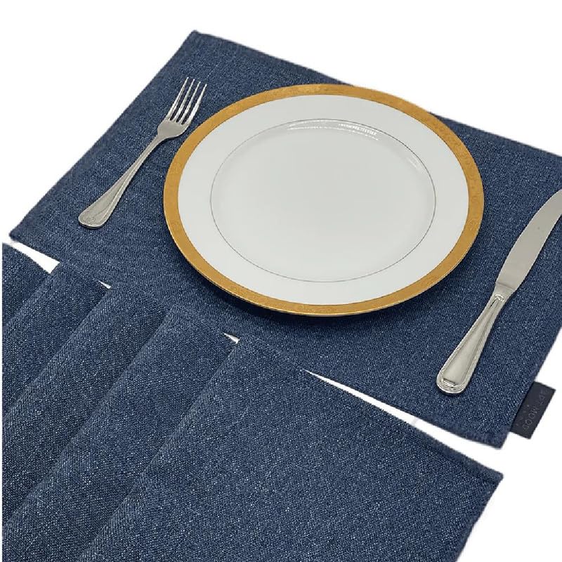 Linen Placemats Set 6 Pieces of Placemats and Runner