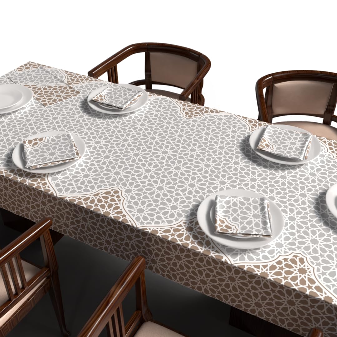 Ramadan's Unique Tablecloth & Napkins Set Satin