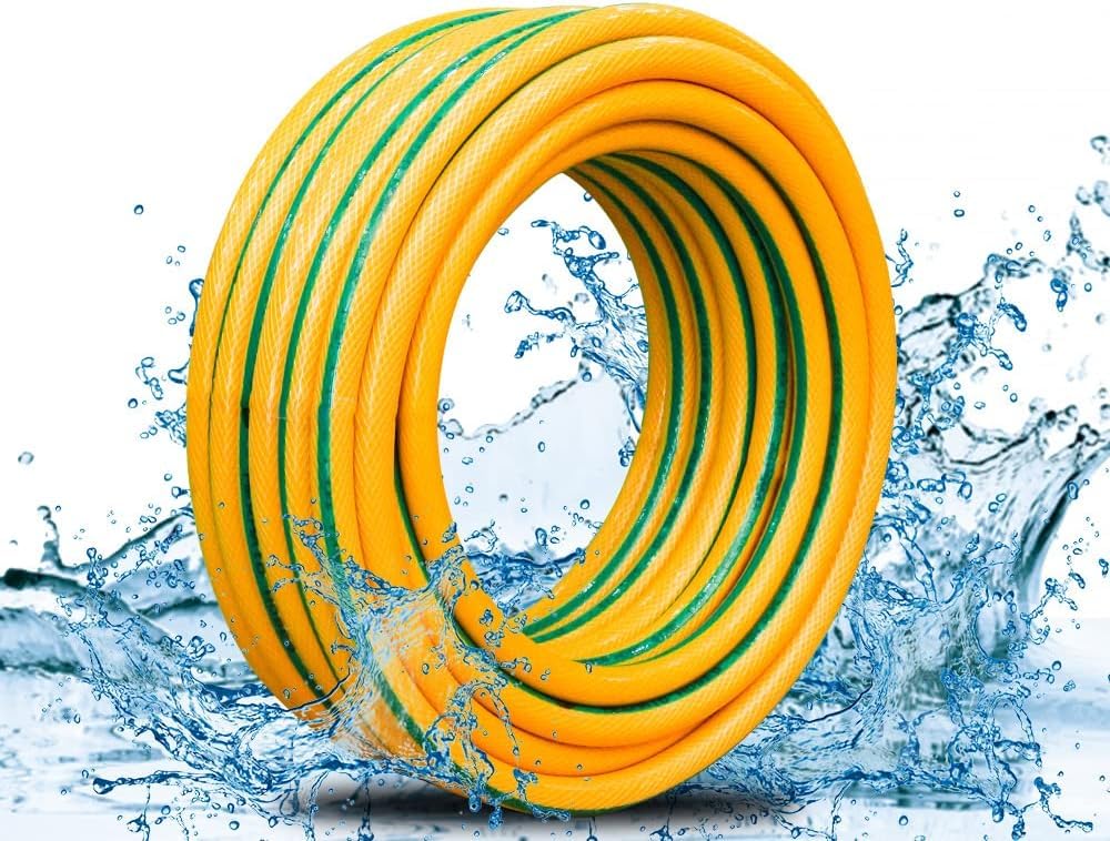 water hose 1/2 inch 25m kit with 3Nozzle Set italy Italian with 3 pieces water hose connectors for gardens and car wash