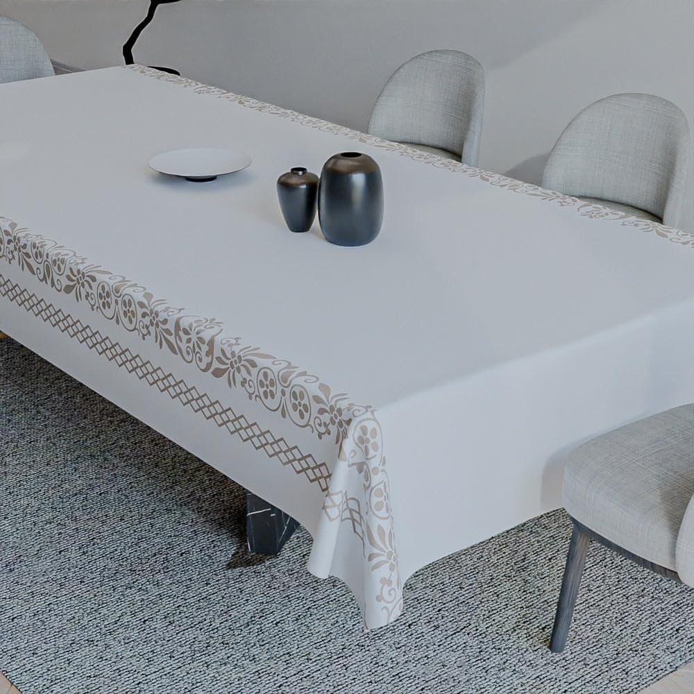 Velvet Tablecloth – Elegant and Durable Polyester Table Cover, Stain-Resistant, Machine Washable, Perfect for Dining, Kitchen & Events