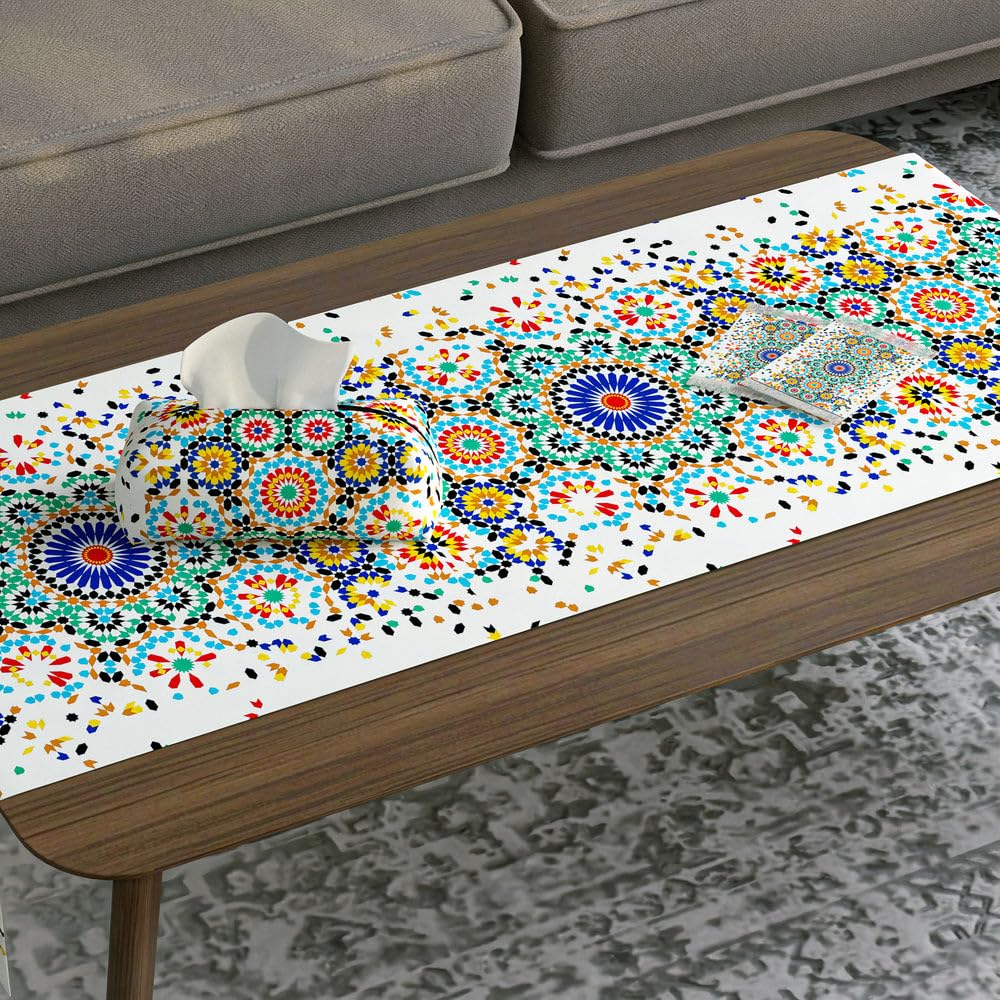 Table Runner – Elegant Decorative Accent for Tables, Beds, and Spaces, 140x35 cm, Made from Luxurious Velvet, Machine Washable