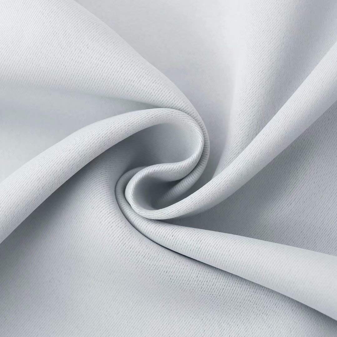 100% Blackout curtains - thermal insulated blackout fabric - two layers fully darkness curtain
