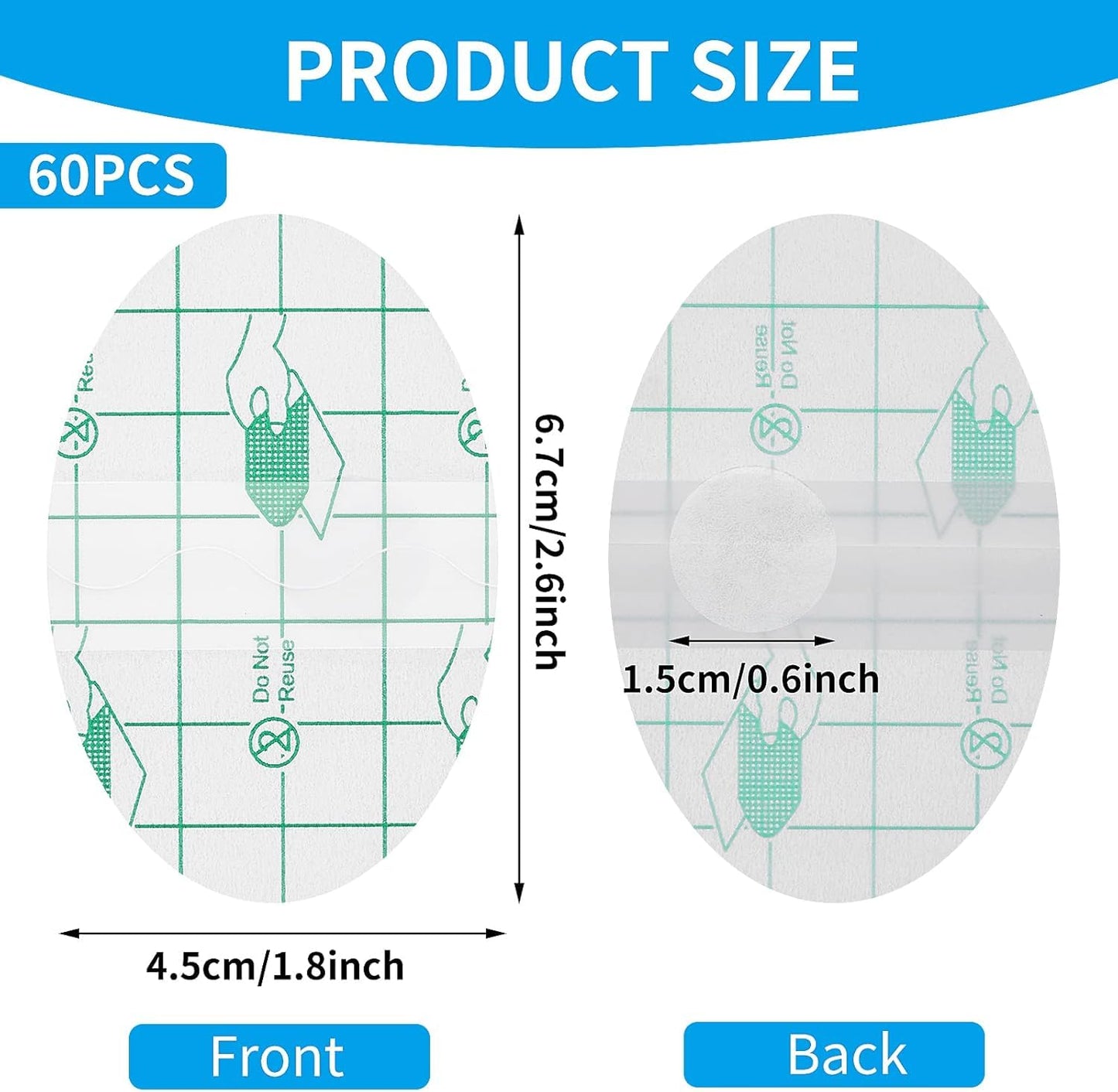 DMG TECH 60 Pieces Baby Waterproof Ear Stickers Ear Covers for Swimming Shower Ear Protectors with Ear Plugs for Kids Newborn Disposable Ear Covers for Shower Surfing Snorkeling and Other Water Sports