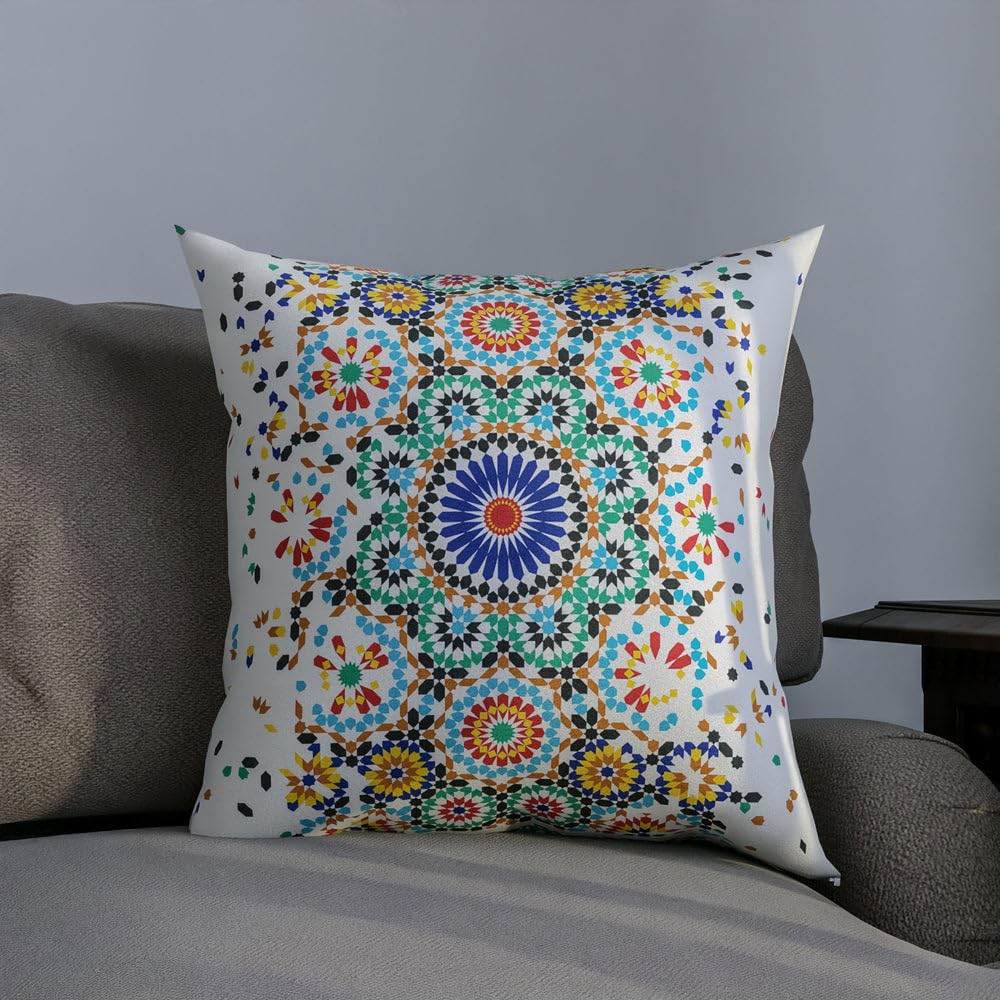 Cushion with Filling – Premium Velvet Pillow, 40x40 cm, Removable Cover with Smooth Zipper, Soft & Breathable for Sofa, Bed, or Chair – Elegant Home Decor Accent