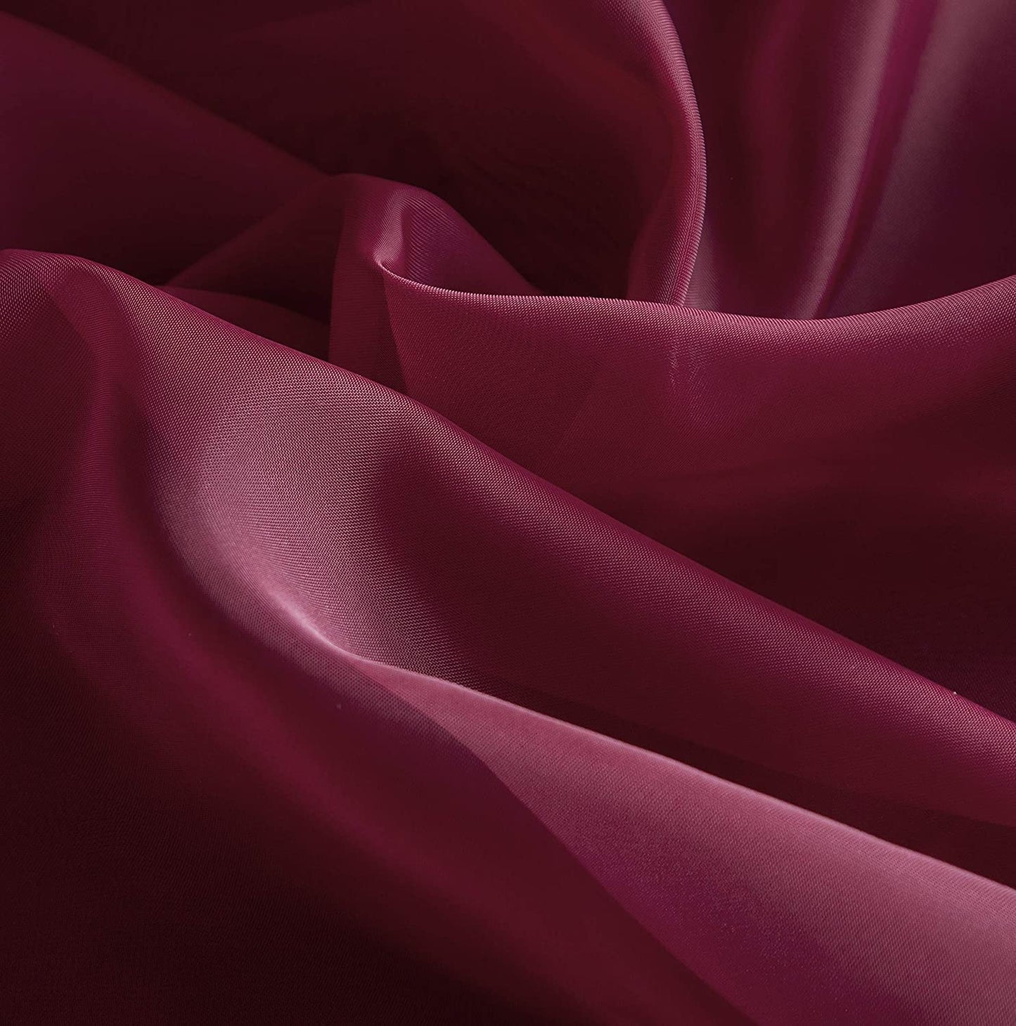 Elegant Voile Chiffon Curtains - Rod Pocket Design - Luxury Soft Fabric 1 Panel