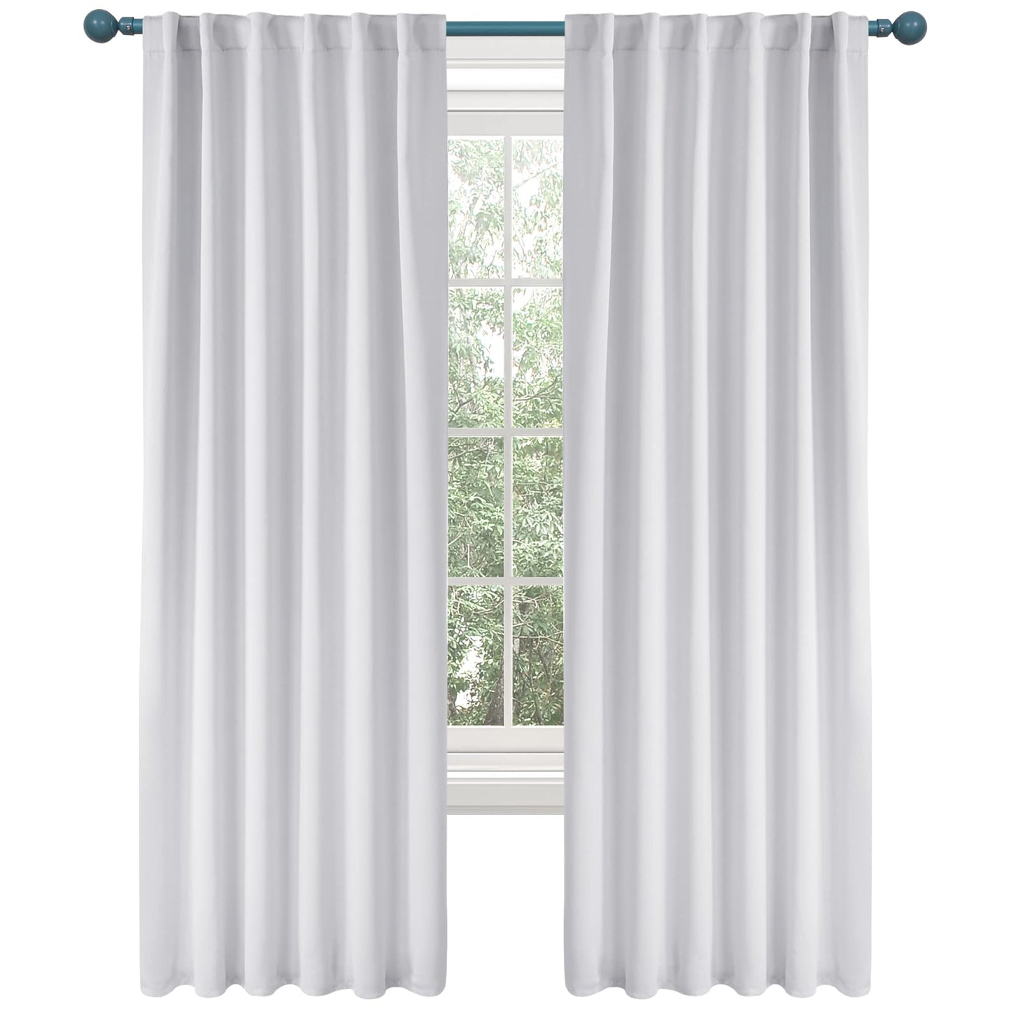 Elegant Blackout Curtains-Back Tap design-thermal Insulated fabric-for room Darkness - 1 Piece