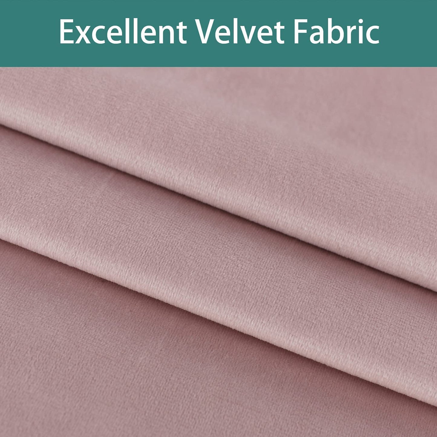 Elegant Velvet Curtains - Thermal Insulated Curtains for Living Room,steel Grommets - Light Blocking Shades - 2 panels