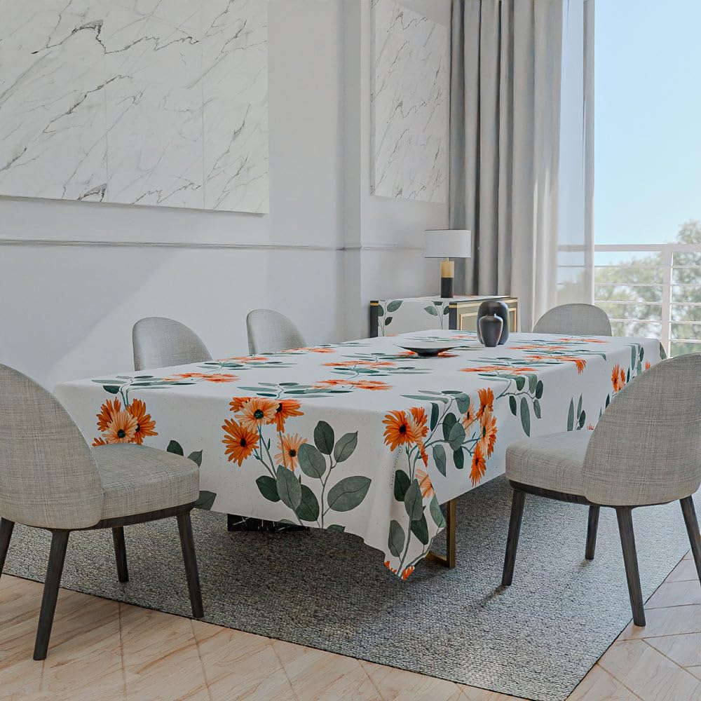 Lumina Tablecloth - Elegant And Durable Polyester Table Cover, Machine Washable for Dining, Kitchen, and Events