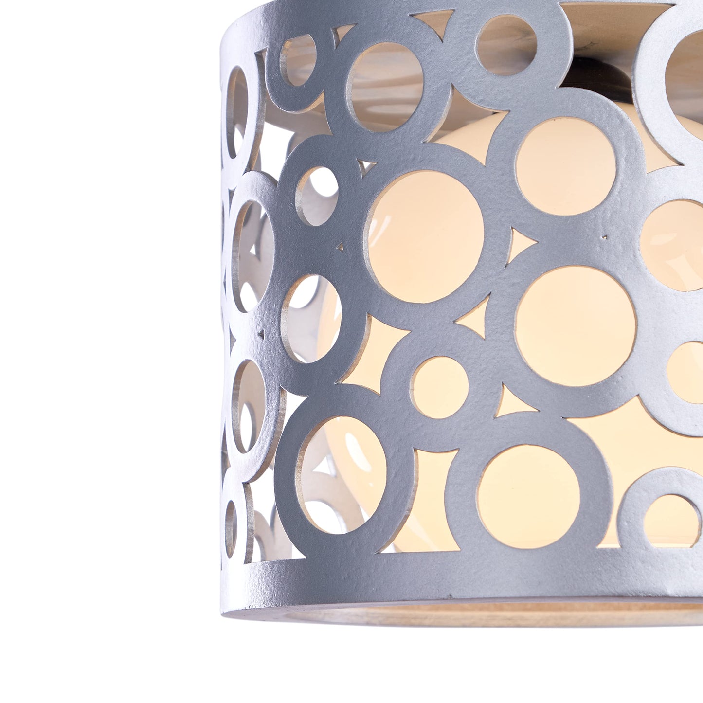 Nagafa Shop, Modern Design Ceiling Lamp, Silver, For Living Room, Bedroom, Or Hall