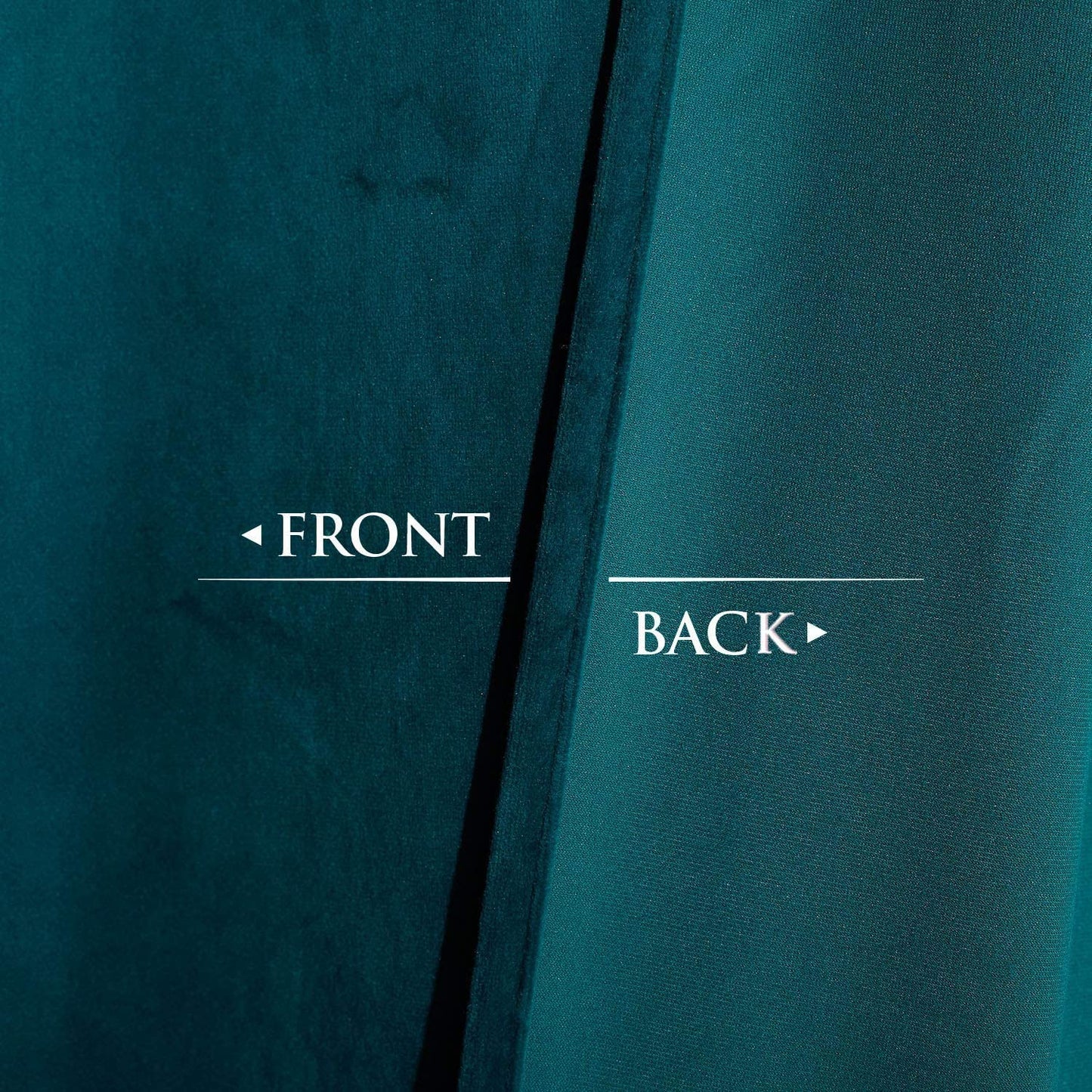 Elegant Velvet Curtains - Thermal Insulated Curtains for Living Room,steel Grommets - Light Blocking Shades - 2 panels