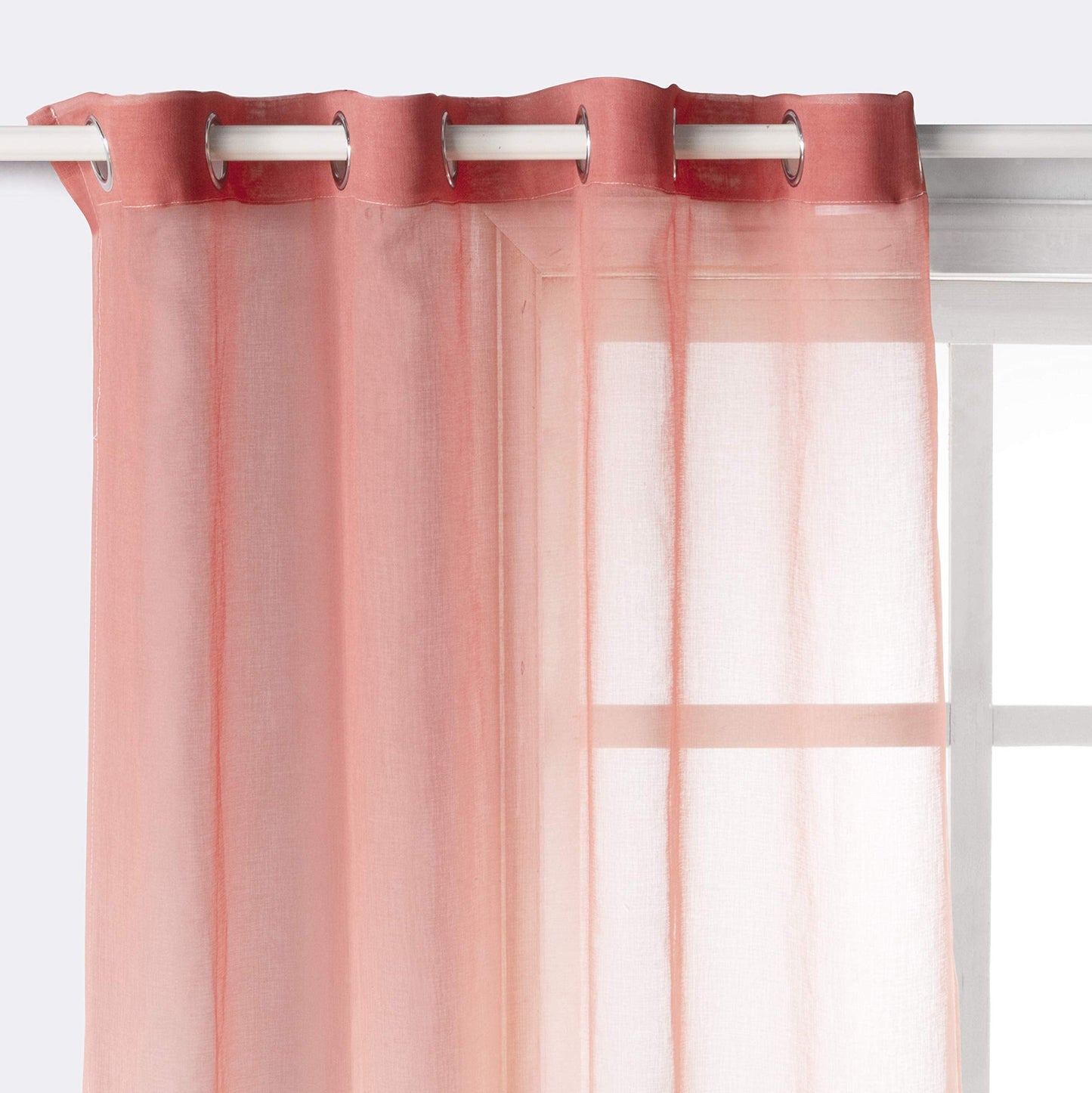 Luxury Voile Curtains - Gradient colours - Steel Grommets - 1 Piece