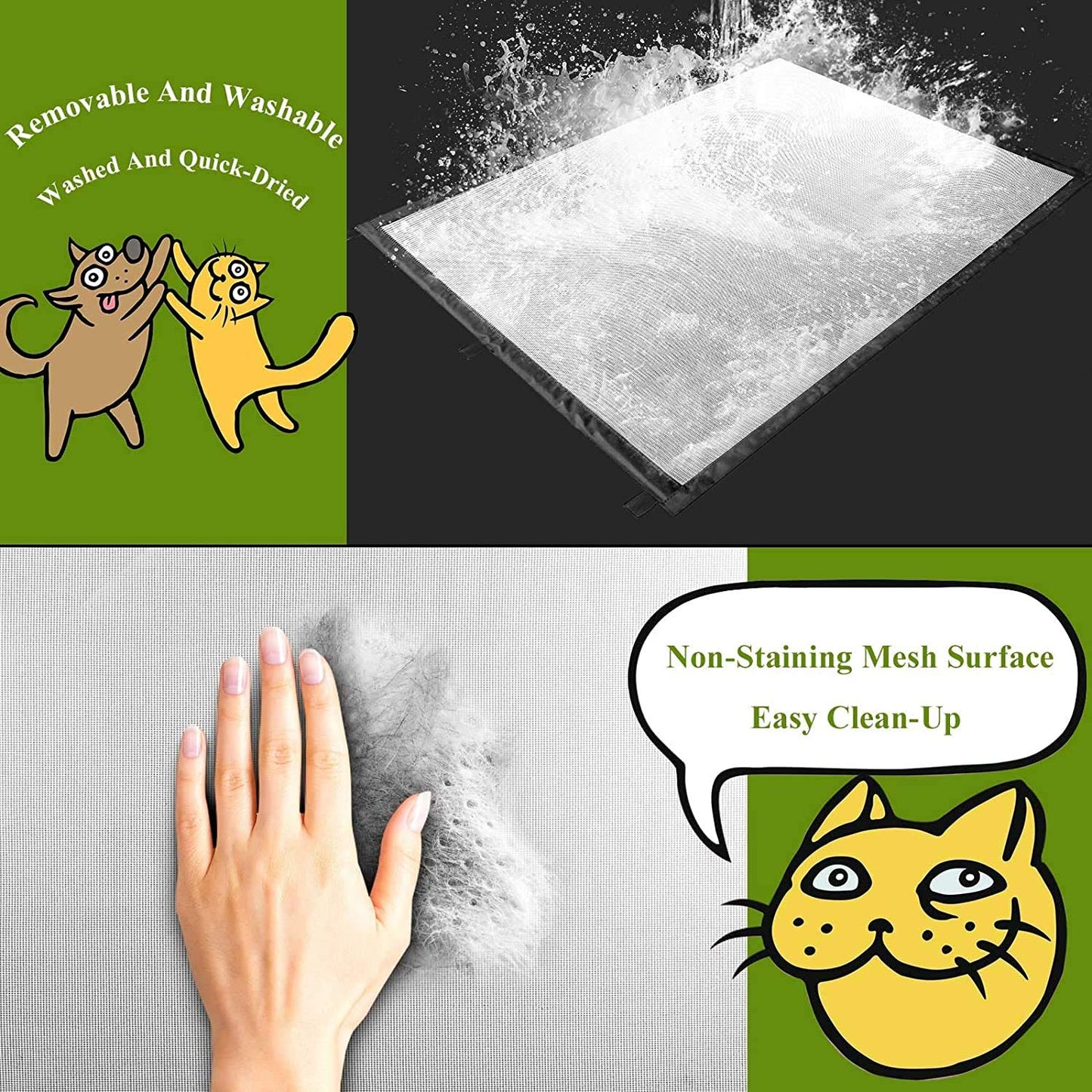 Pro for sho baby 43 inches x28 inches pet safety gate,baby gate,magic gate,portable folding mesh gate safe guard isolated,outdoor and indoor safety gate install anywhere.