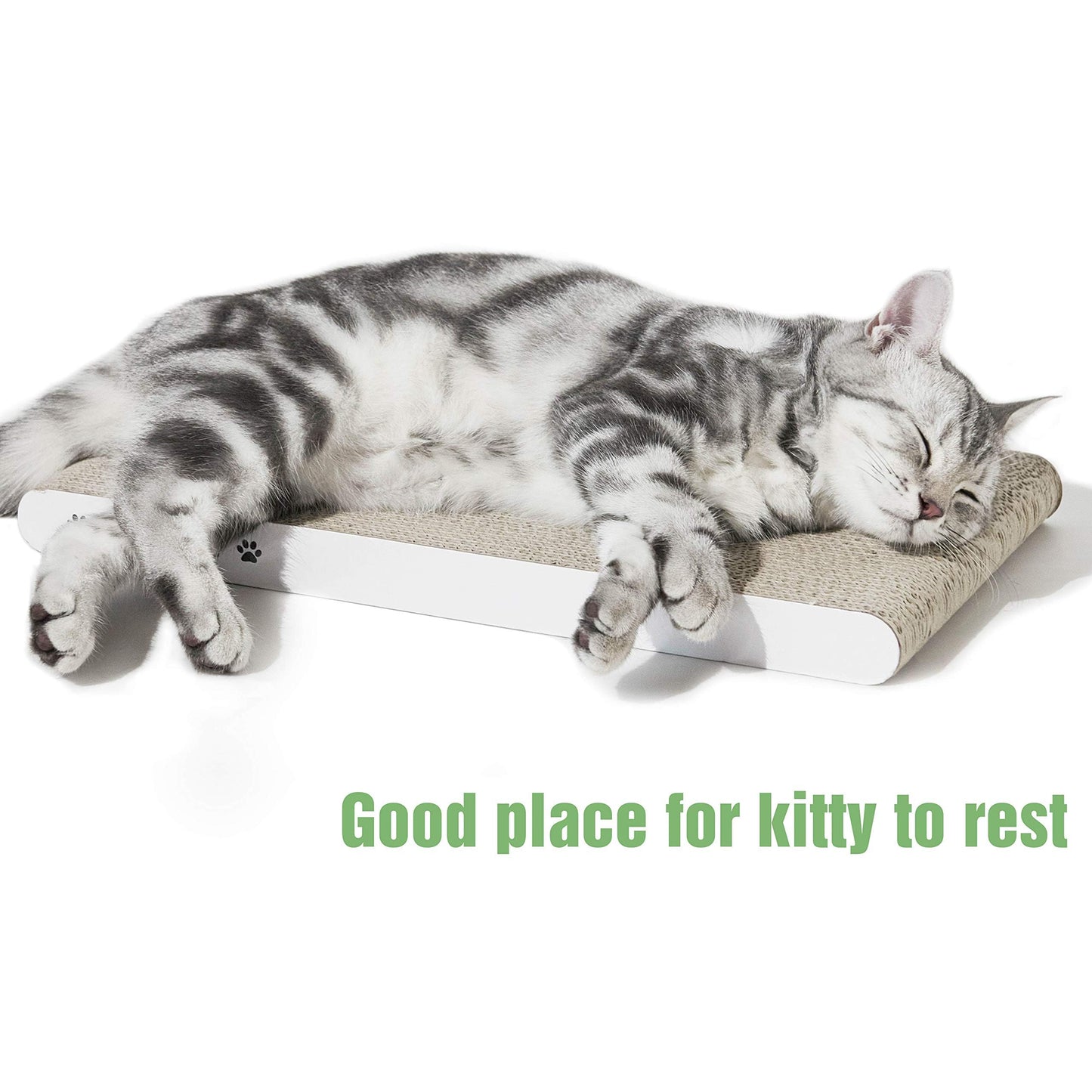 Cat Scratcher Cardboard Scratch Pad, Reversible Durable Design, Premium Scratch Texture for Cats, Protects Furniture, Eco-Friendly, Large Size