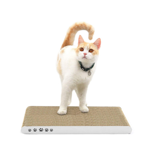 Cat Scratcher Cardboard Scratch Pad, Reversible Durable Design, Premium Scratch Texture for Cats, Protects Furniture, Eco-Friendly, Large Size