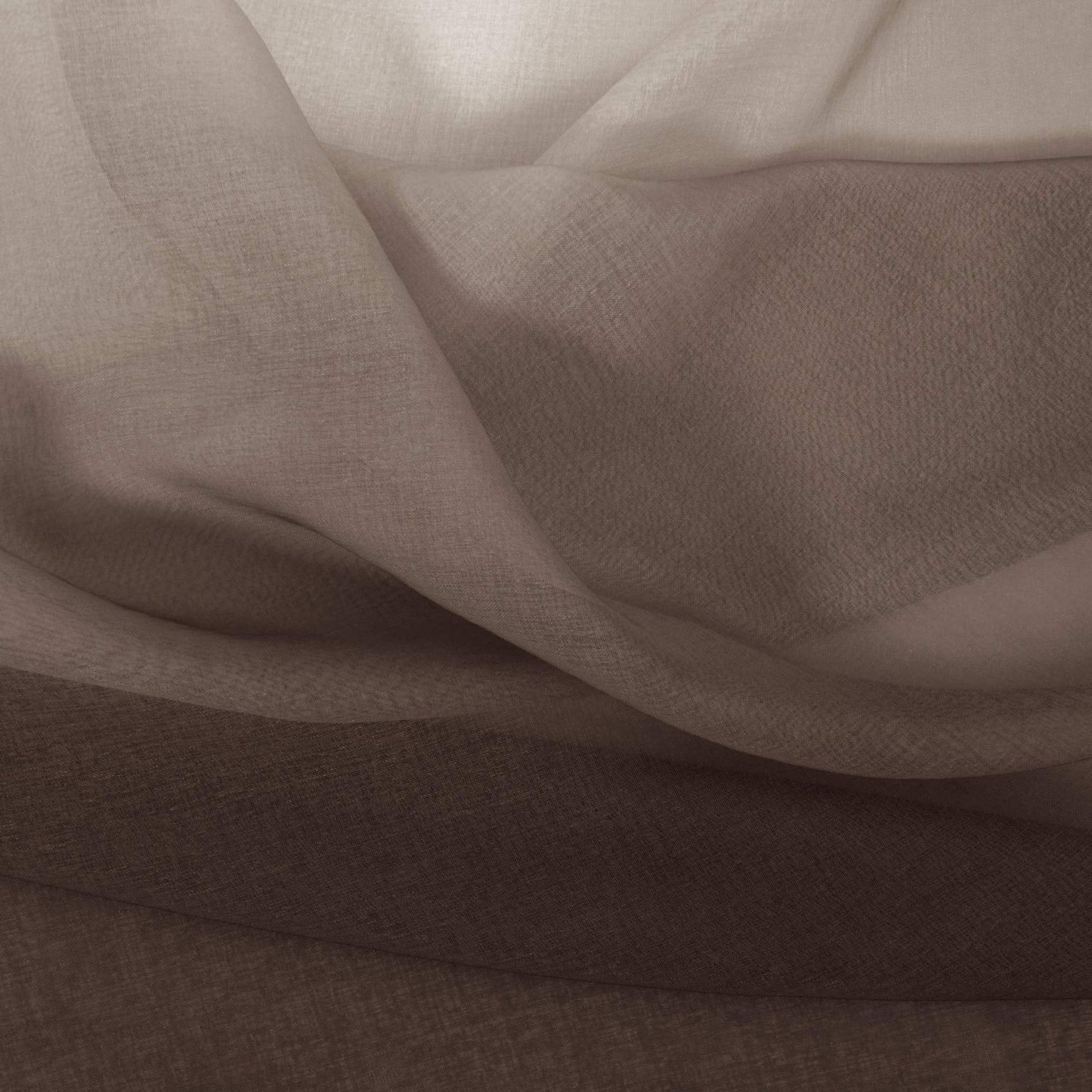 Modern Design Voile chiffon Curtains - Gradient colours- steel Grommets - 2 pieces - for living rooms and bedrooms