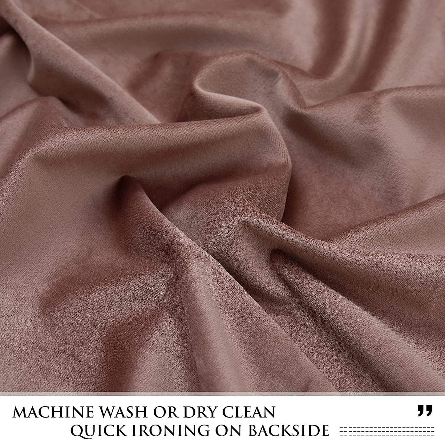 Elegant Velvet Curtains - Thermal Insulated Curtains for Living Room,steel Grommets - Light Blocking Shades - 2 panels