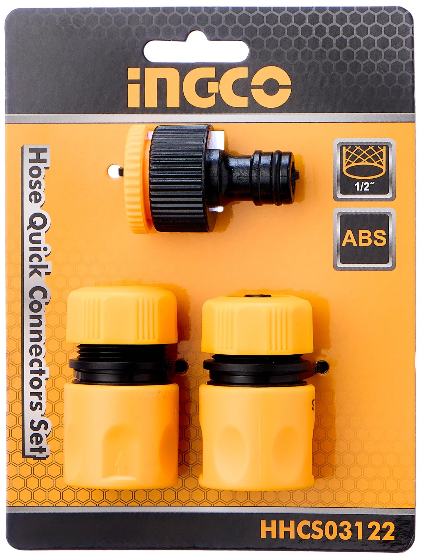 Ingco HHCS03122 Plastic Connector Set of 3