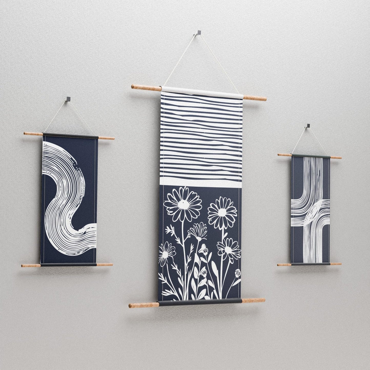 Fabric Posters Set, High-Quality Wall Art Prints, Lightweight Canvas Artwork for Living Room, Bedroom, Office Décor, Modern & Aesthetic Wall Decorations, Easy to Hang