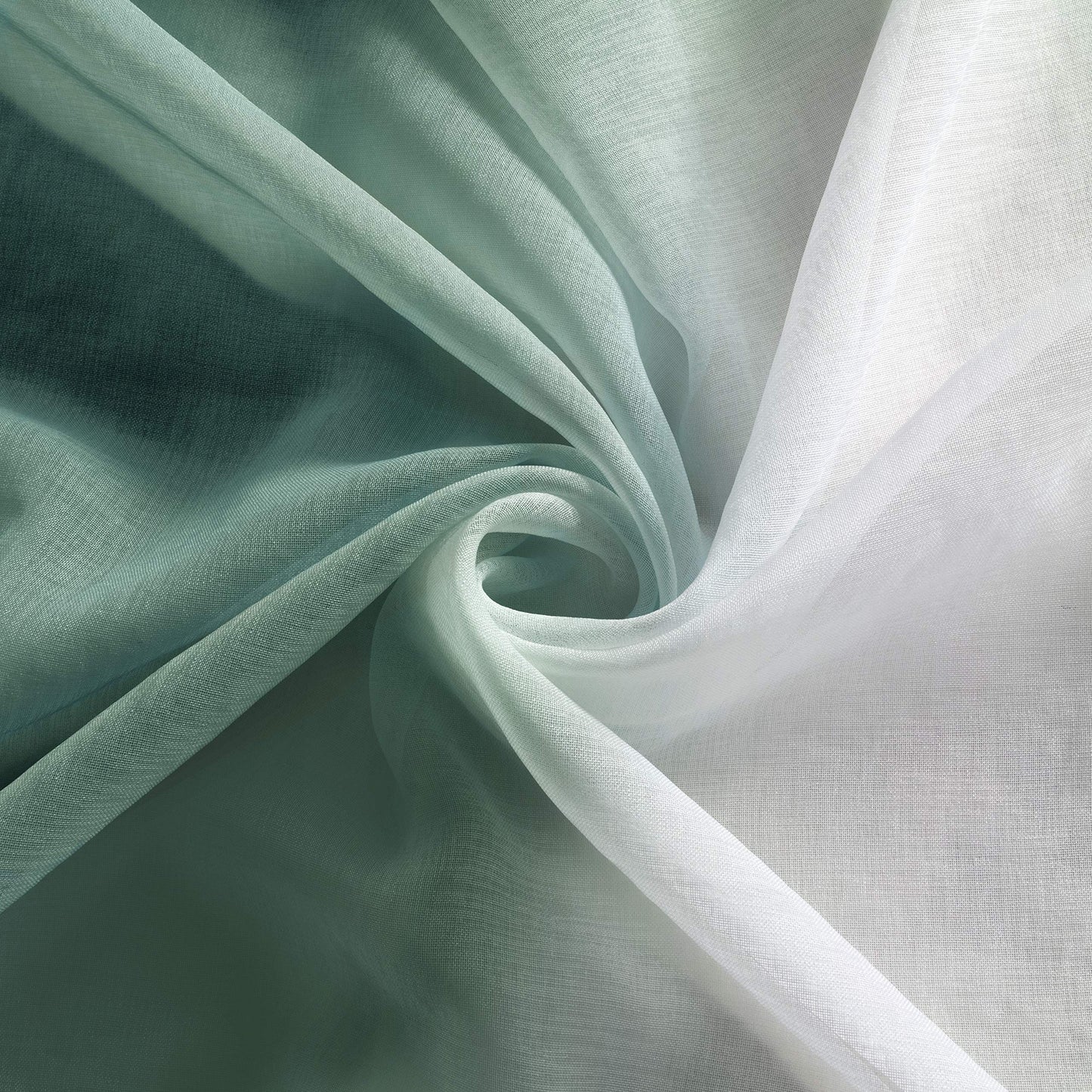 Luxury Voile Curtains - Gradient colours - Steel Grommets - 1 Piece