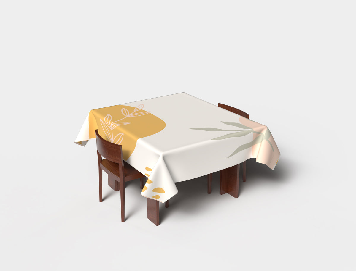 Waterproof Tablecloth, Durable Decorative Dining Cover
