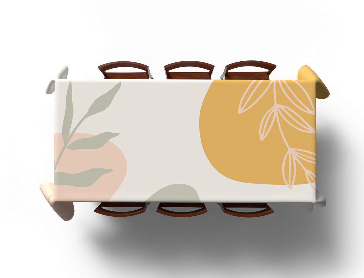 Waterproof Tablecloth, Durable Decorative Dining Cover