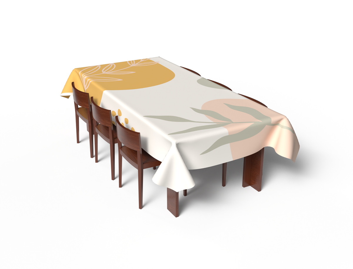 Waterproof Tablecloth, Durable Decorative Dining Cover