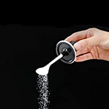 Borosilicate Glass Food and Pickle Storage Spice Jar with Spoon, 250Ml,(5)