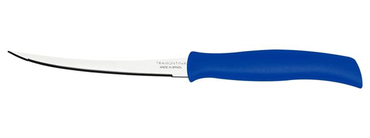 Athus 5" Tomato Knife, Sharp Stainless Steel Blade for Easy Slicing, Ergonomic Polypropylene Handle, Multipurpose Vegetable Knife, Dishwasher Safe - Pack of 12