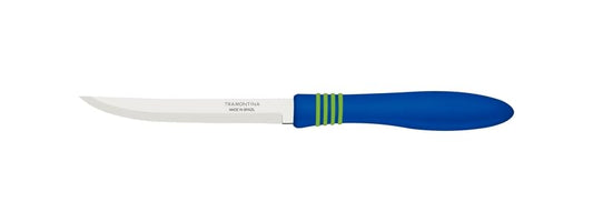 Cor & Cor 5" Steak Knife, Plain-Edged Stainless Steel Blade, Polypropylene Handle, Dishwasher Safe, Durable and Stylish - Pack of 12