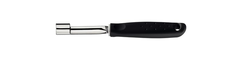 Utilità Pulp Extractor – Black Handle – Stainless Steel Tip – Compact Tool for Fruit & Juice Prep