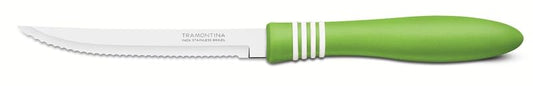 5" Steak Knife, Stainless Steel Blade, Polypropylene Handle with Rubber Details, Dishwasher Safe, Modern Design, Long-Lasting Shine