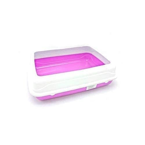 Cats And Dogs Sand Box With Removable Top 40X32Cm - Pink