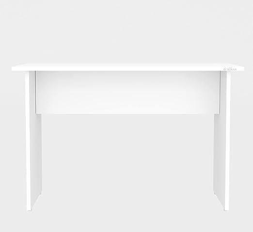 Furniture Modern Desk in White, L80 x W40 cm, Work from Home Table, Home Office Computer Table, Kids Study Desk, CompactWood Table for SmalLSpaces, Minimalist Design
